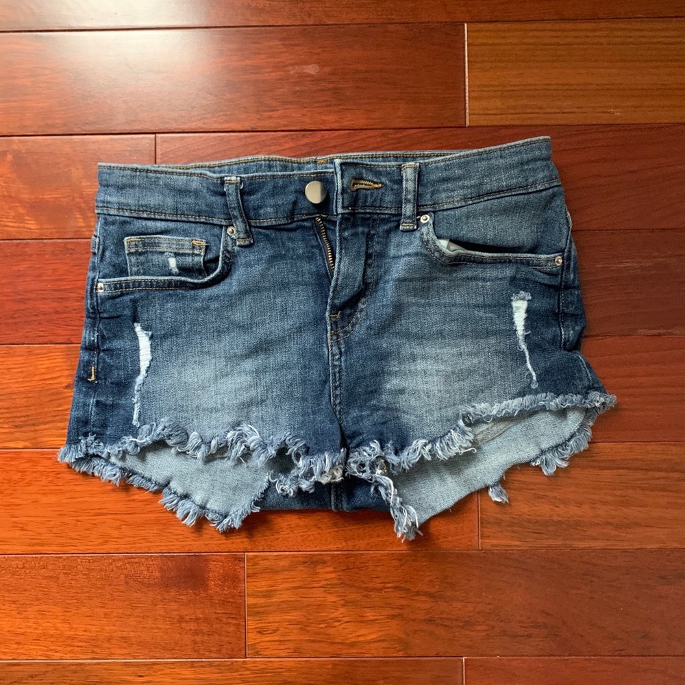 H&M High waisted jean shorts